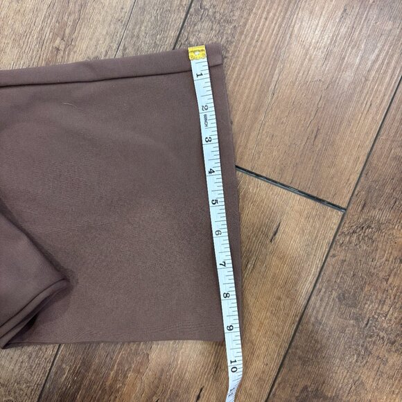 Halara Women's Flare Leg High Waisted Pants Light Brown/Gray Size Medium READ - Picture 7 of 7